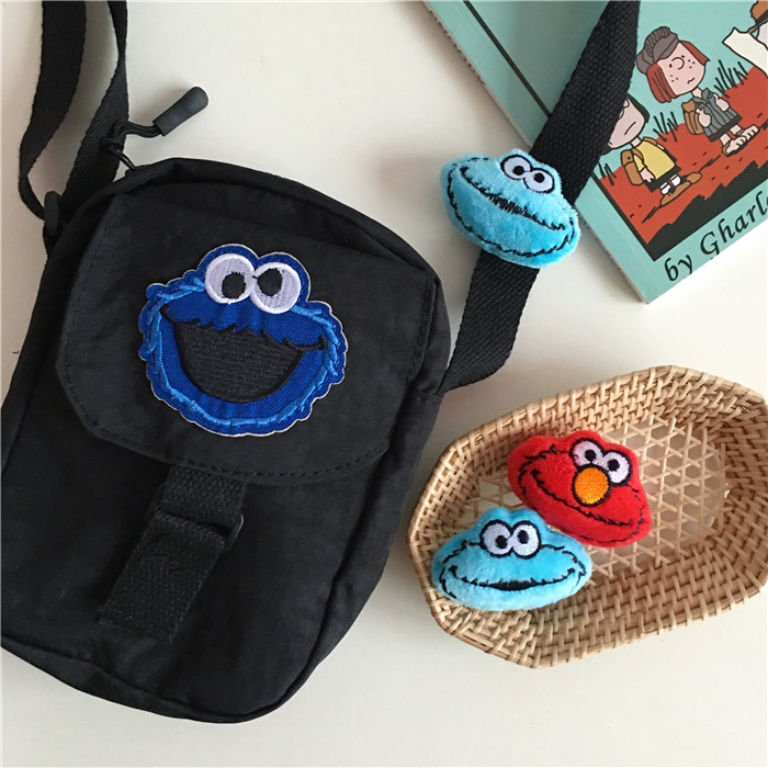 Phim hoạt hình dễ thương của Hàn Quốc và Nhật Bản Sesame Street Trâm Pin Phụ kiện Huy hiệu Vải động vật Pin Trang trí Quần áo - Trâm cài phụ kiện cài áo nữ