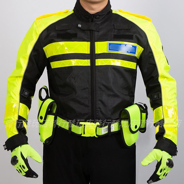 Iron riding suit lobster suit windshield motorcycle fluorescent green riding reflective suit spring and autumn winter traffic fall prevention