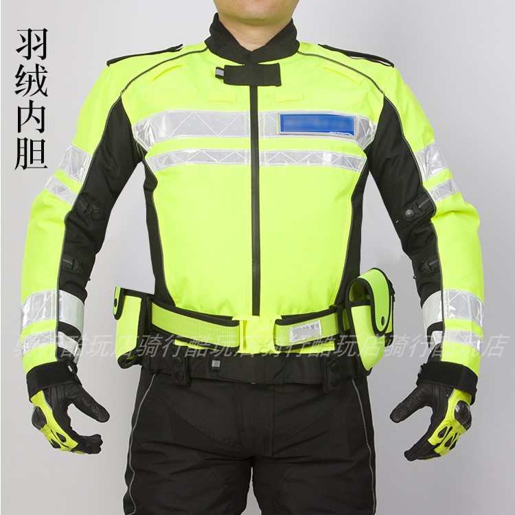 Winter warm lobster riding suit motorcycle racing suit reflective clothing luminous clothing knight clothing equipment windshield