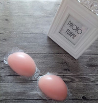 A Cup becomes C cup secret swimming does not drop silicone invisible bra super sexy gathering custom size