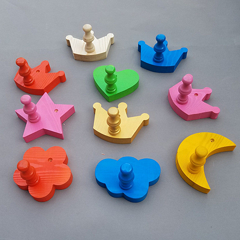Children's clothes shop hooks upper wall hanging clothes hook clothing shop single hook wall hanging point hanging clothes hanger positive hanging shelf display rack