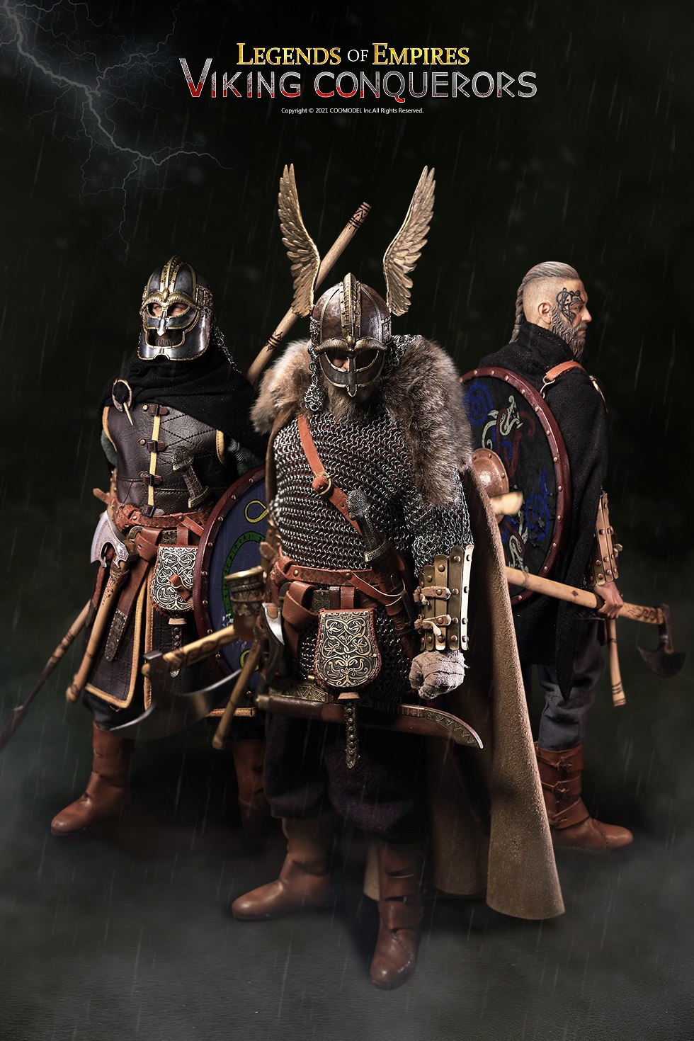 COOMODEL EL003ヴァイキングCONQIERORS LEGENDARY COOMODEL VIKING CONQIERORS FEUDAL LORD LEGENDARY EL003 1/6