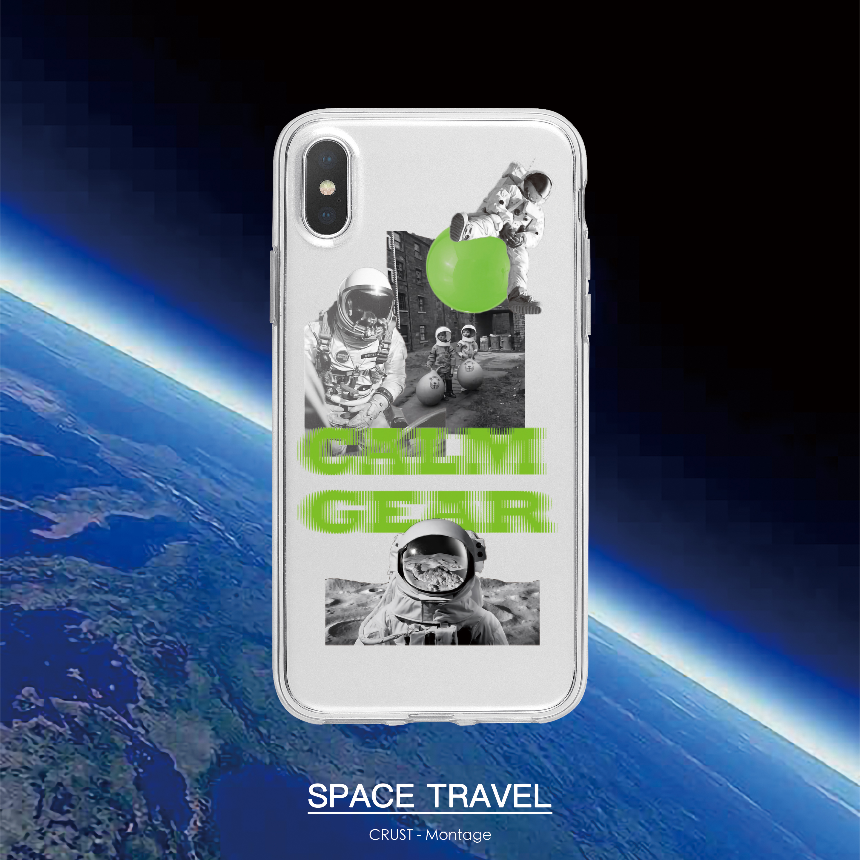 The crust says space roaming applies to Apple iPhone Xsmaxr phone case 11 astronauts 14pro12 13