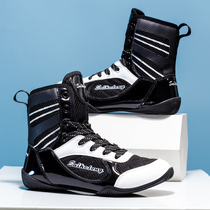 Professional boxing shoes for boys competition Sanda fighting shoes indoor training wrestling shoes girls mesh free fighting shoes