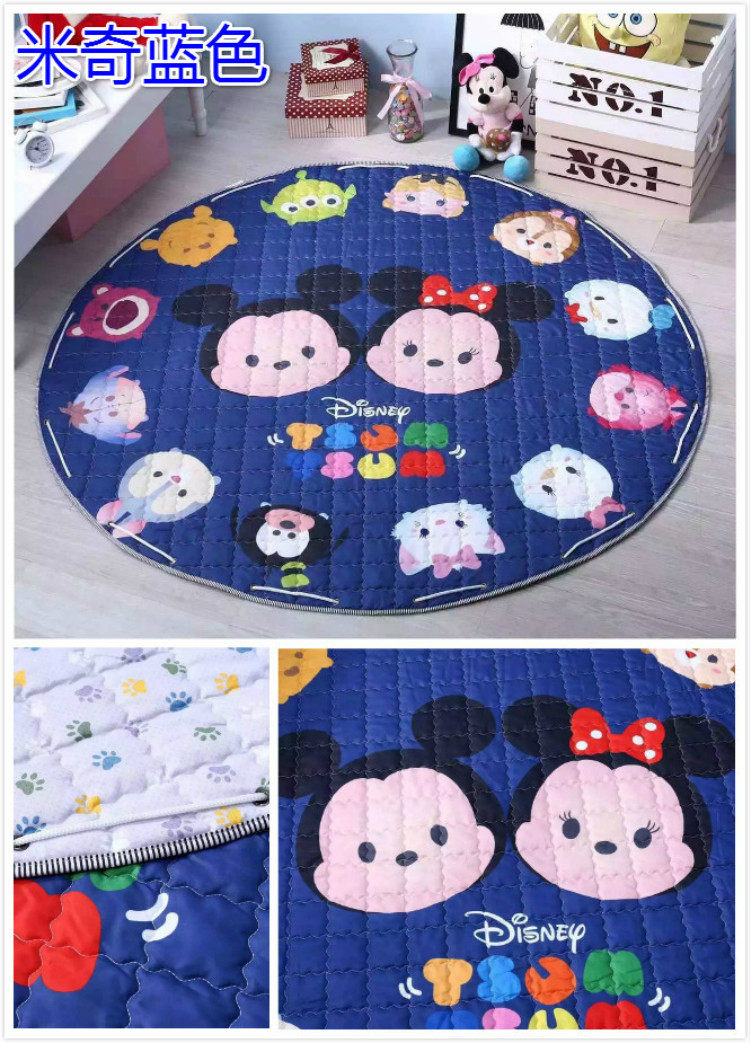 Развивающий коврик для ползания ins宝宝爬行垫加厚客厅卧室儿童游戏垫折叠地毯可收纳婴儿爬爬垫 OTHER