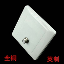 TV Socket Panel Wall Inch F Block Terminal 86 Panel Engineering Wall TV Surface F Head Inch