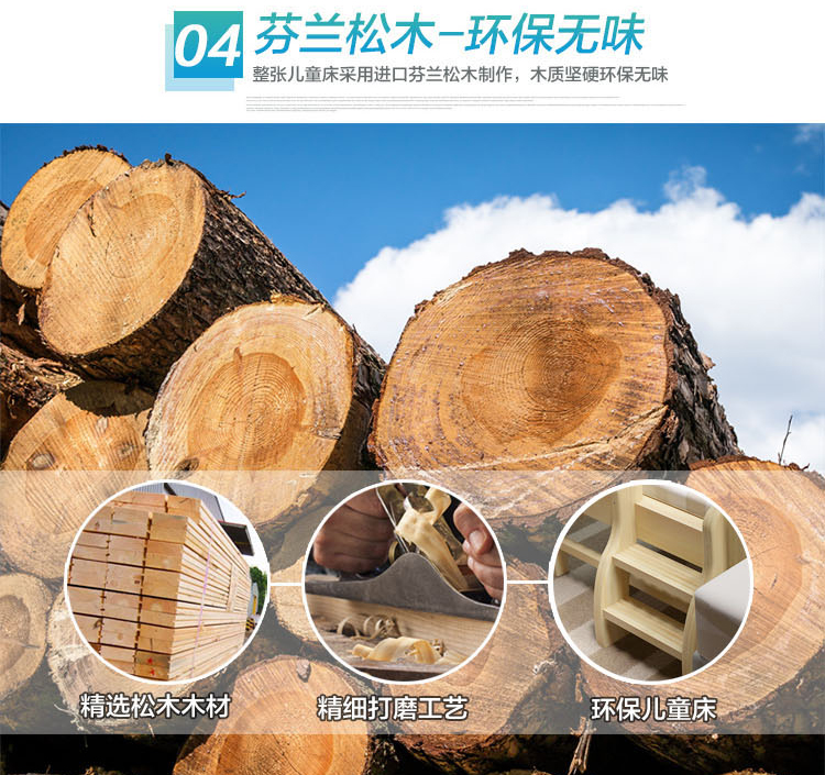 giường cậu bé rắn gỗ trẻ em giường khâu với hộ lan tôn sóng ngày càng lớn bé gái song sinh giường công chúa trẻ em giường cũi trẻ - Giường giường nối mi