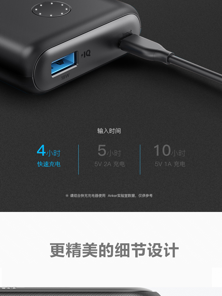 Anchorage 10000mah Anker nhanh phí di động điện thoại di động sạc kho báu kê Huawei Apple iPhone 8 - Ngân hàng điện thoại di động sạc dự phòng trong suốt