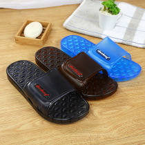 2018 Shunhang new home indoor and outdoor non-slip thick bottom comfortable Crystal plastic solid color mens fashion sandals