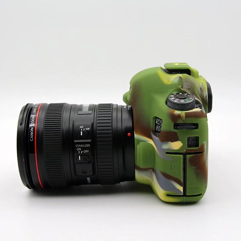 túi máy ảnh Canon 5D4 6D2 80D 6D 5D3 200D5DSR 800D77D bảo vệ tay áo Silicone Case 750D - Phụ kiện máy ảnh kỹ thuật số túi chống nước máy ảnh