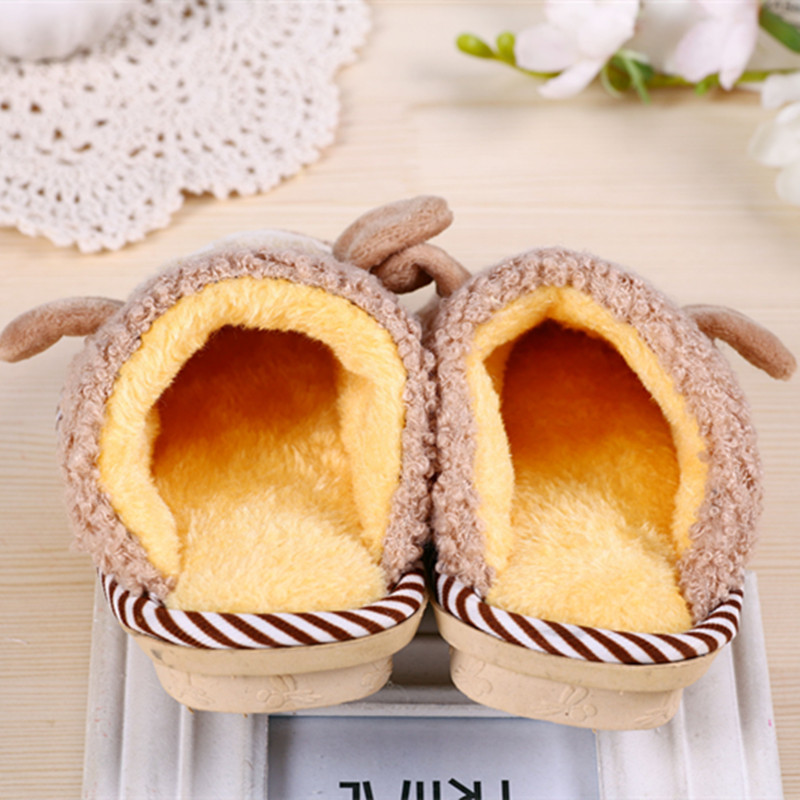 Chaussons enfants en suède pour hiver - semelle caoutchouc - Ref 1003755 Image 11