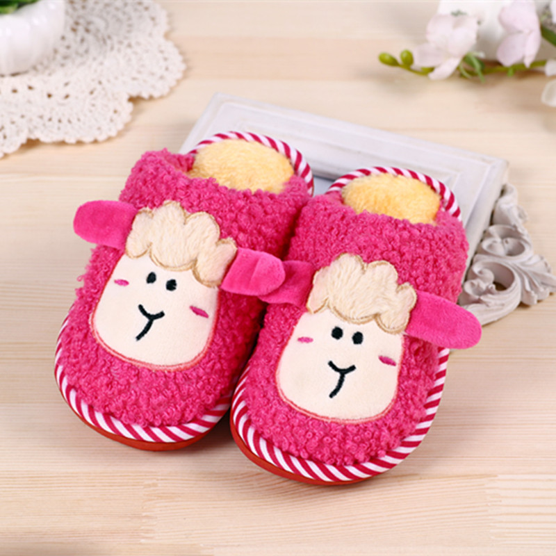 Chaussons enfants en suède pour hiver - semelle caoutchouc - Ref 1003755 Image 16