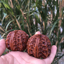 Rosewood hand playing walnut fitness handball massage health care golfer dribbling hand spinning ball practice playing old man holding the ball