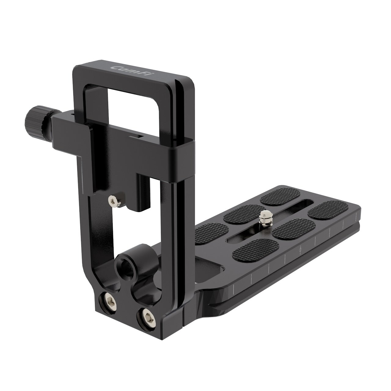 Kafi's new L bracket can be used as a quick-loading plate