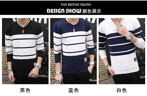 Áo thun dài tay nam cổ chữ V cotton cộng với nhung đan đáy áo sinh viên nam cộng với áo len nhung nam xu hướng áo nhỏ size lớn áo thun 3 lỗ nam