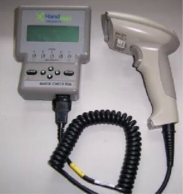 handheld Quick Check 850800 barcode grade detector) RJS barcode detector in place of