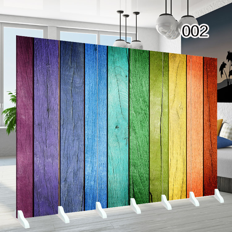 Màn hình phân vùng kiểu dáng đẹp tối giản hiện đại nhà hàng châu Âu phòng khách phòng ngủ nhà hàng khách sạn nhà hàng vải không thấm nước bảng gấp màn hình - Màn hình / Cửa sổ vách nhựa giả gỗ