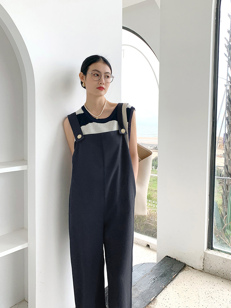 Боди/брюки 美洋meiyang【70系列清仓特卖捡漏】奥地利假日背带裤 阔腿连身裤