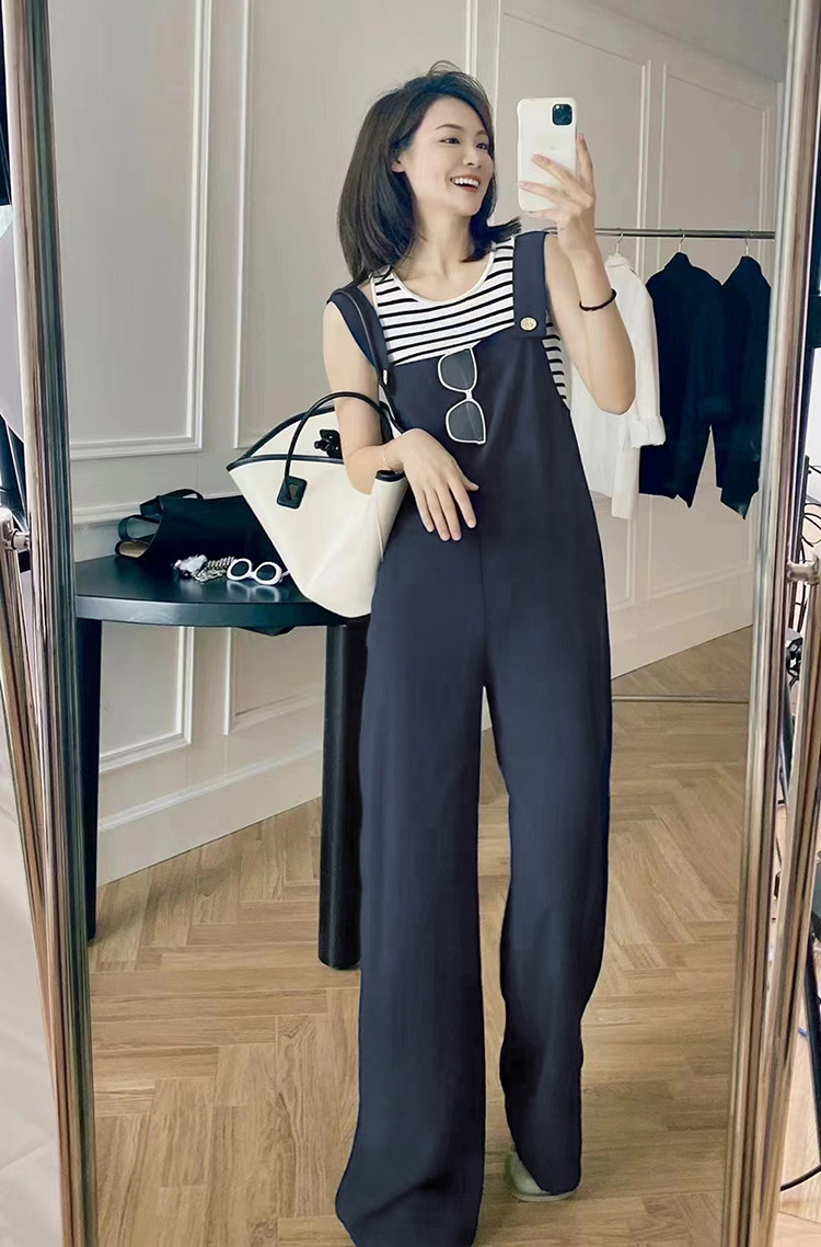 Боди/брюки 美洋meiyang【70系列清仓特卖捡漏】奥地利假日背带裤 阔腿连身裤