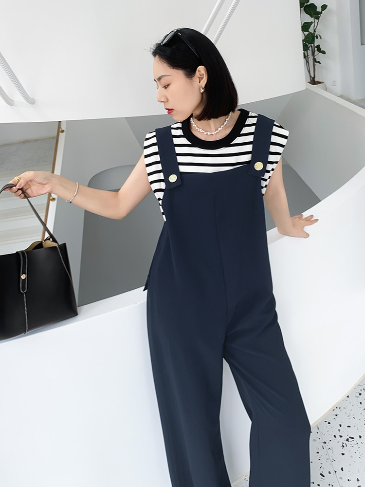 Боди/брюки 美洋meiyang【70系列清仓特卖捡漏】奥地利假日背带裤 阔腿连身裤