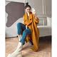 MEIYANG romance wool coat mid-length windbreaker double-sided