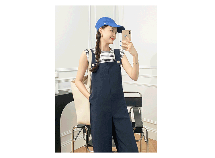 Боди/брюки 美洋meiyang【70系列清仓特卖捡漏】奥地利假日背带裤 阔腿连身裤