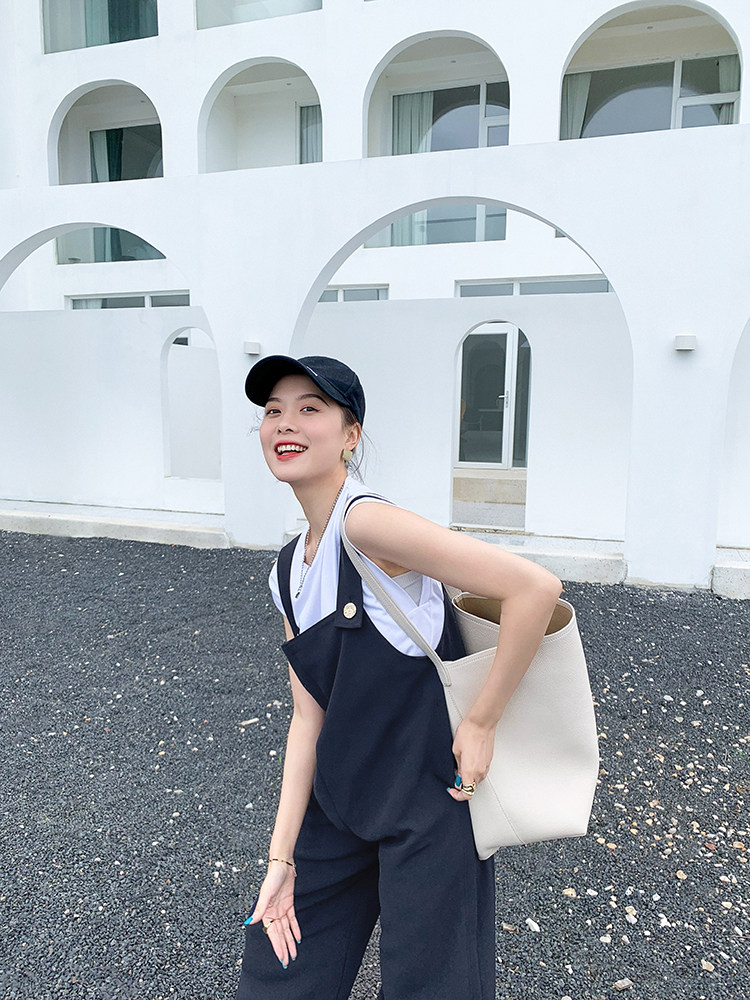 Боди/брюки 美洋meiyang【70系列清仓特卖捡漏】奥地利假日背带裤 阔腿连身裤