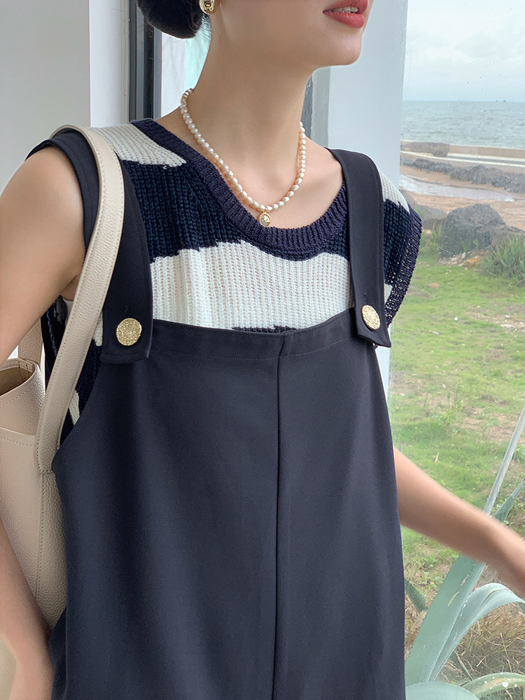 Боди/брюки 美洋meiyang【70系列清仓特卖捡漏】奥地利假日背带裤 阔腿连身裤