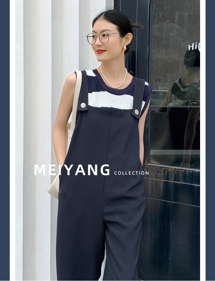Боди/брюки 美洋meiyang【70系列清仓特卖捡漏】奥地利假日背带裤 阔腿连身裤