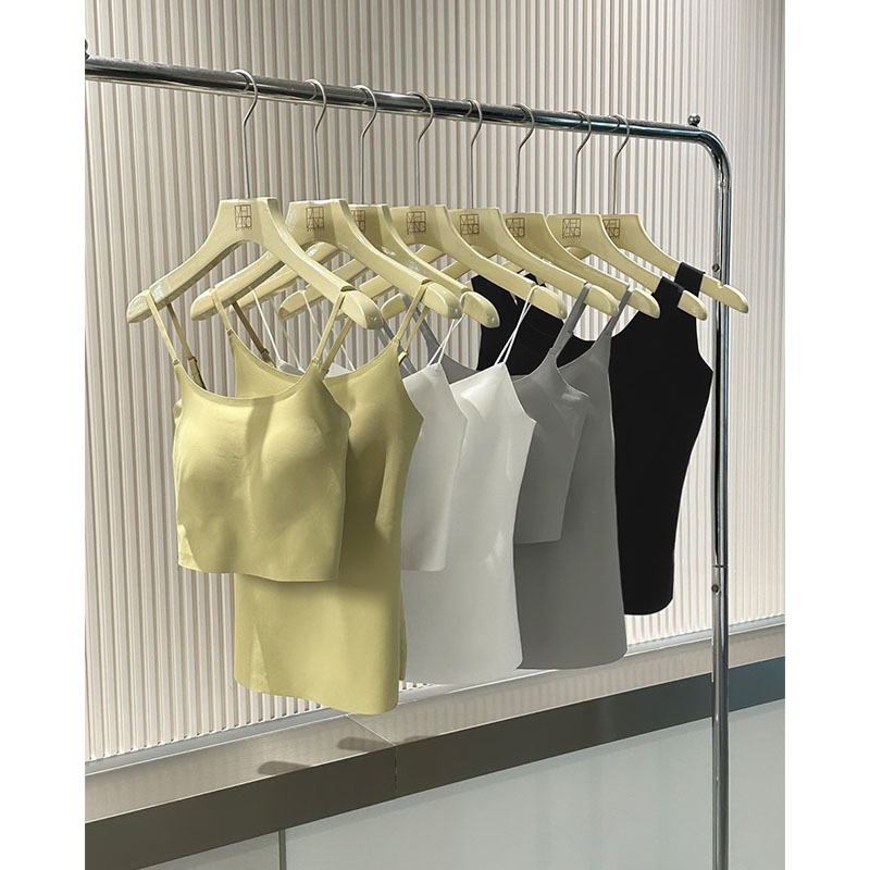 MEYANG MEIYANG Upgraded Version Love Bean Vest With Chest Cushion Naked Sensation Speed Dry Suction Sweaty Antibacterial Sleep Underwear-Taobao