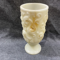 Mini wine glass jade antique jade carving Xiu jade decorative ornaments high ancient jade old jade old objects old collection stone carvings