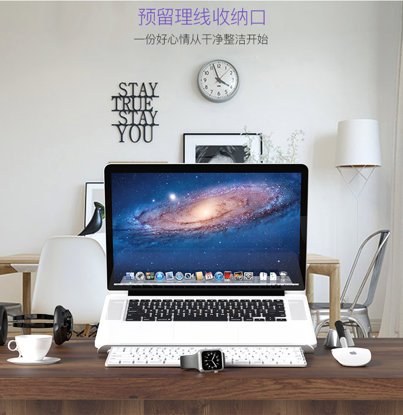 Mai Benben Máy tính xách tay màu tím lúa mì Cổ tử cung Máy tính để bàn Cổ tử cung Tăng nhiệt Tản nhiệt Khung nhôm Kệ - Phụ kiện máy tính xách tay miếng dán laptop asus