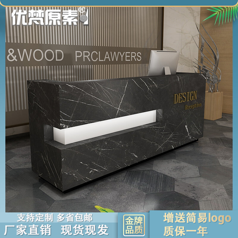 Cash register counter clothing shop beauty salon tea shop custom corner front desk desk modern simple bar