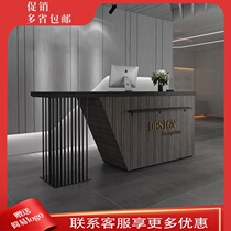 Cash register counter modern simple wrought iron reception desk Hotel beauty salon clothing shop Barber Shop Bar front desk