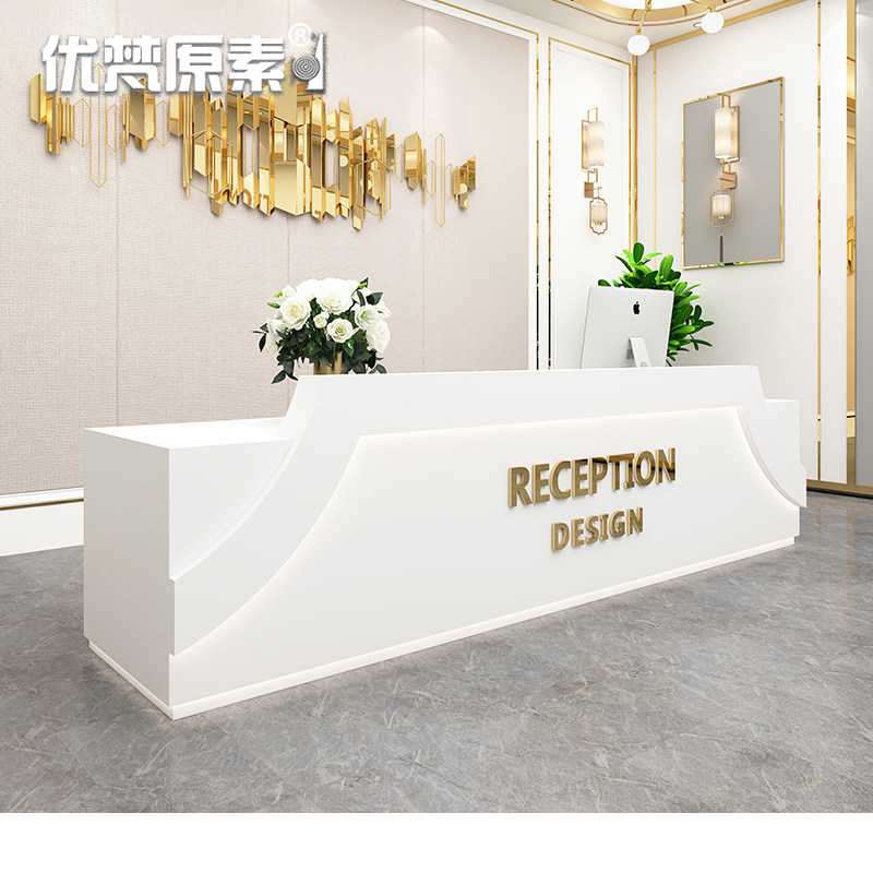 Cash register commercial atmospheric counter clothing store women's clothing store men's clothing store bar reception desk modern minimalist front desk