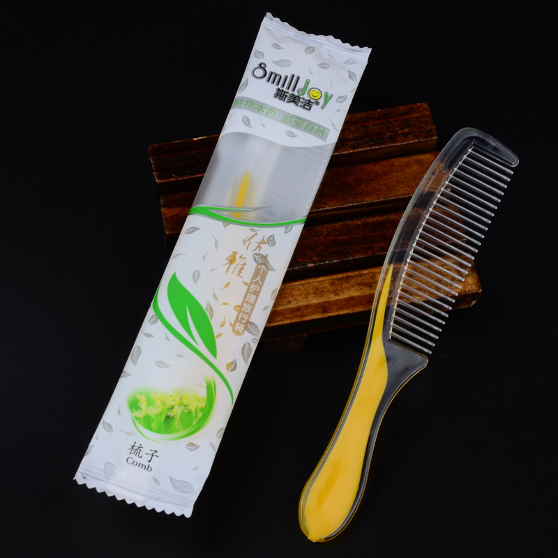 Hotel with a disposable small comb Simei Jie hotel toiletries sprinkler shop with a comb high-grade special hair comb thickened