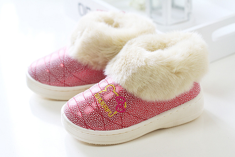 Pantoufles enfants en autre pour hiver - semelle autre - Ref 1015668 Image 8