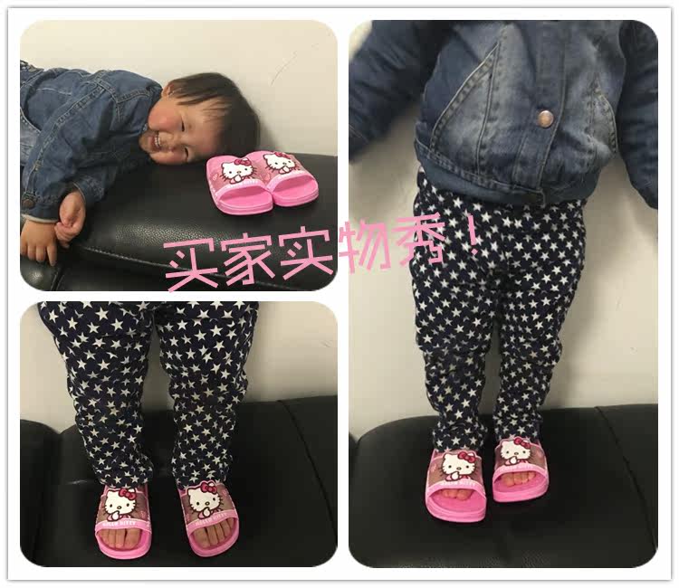 Chaussons enfants en autre HELLO KITTY pour été - semelle autre - Ref 986384 Image 10