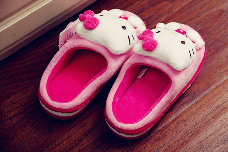 Chaussons enfants en autre HELLO KITTY pour hiver - semelle autre - Ref 986465 Image 21