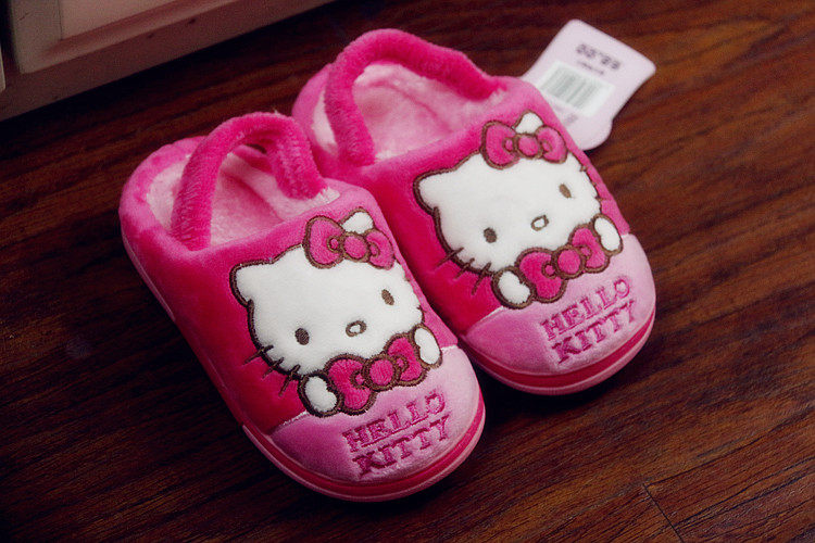 Pantoufles enfants en autre HELLOKITTY pour hiver - semelle autre - Ref 1006987 Image 16