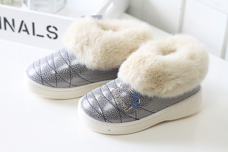 Pantoufles enfants en autre pour hiver - semelle autre - Ref 1015668 Image 11