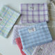 SaturdayHome homemade cotton plaid versatile classic plaid placemat rectangular insulated tablecloth napkin