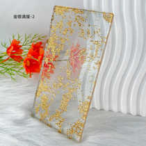 Jiajuan wired glass art glass partition double-layer laminated tempered glass bathroom entrance partition