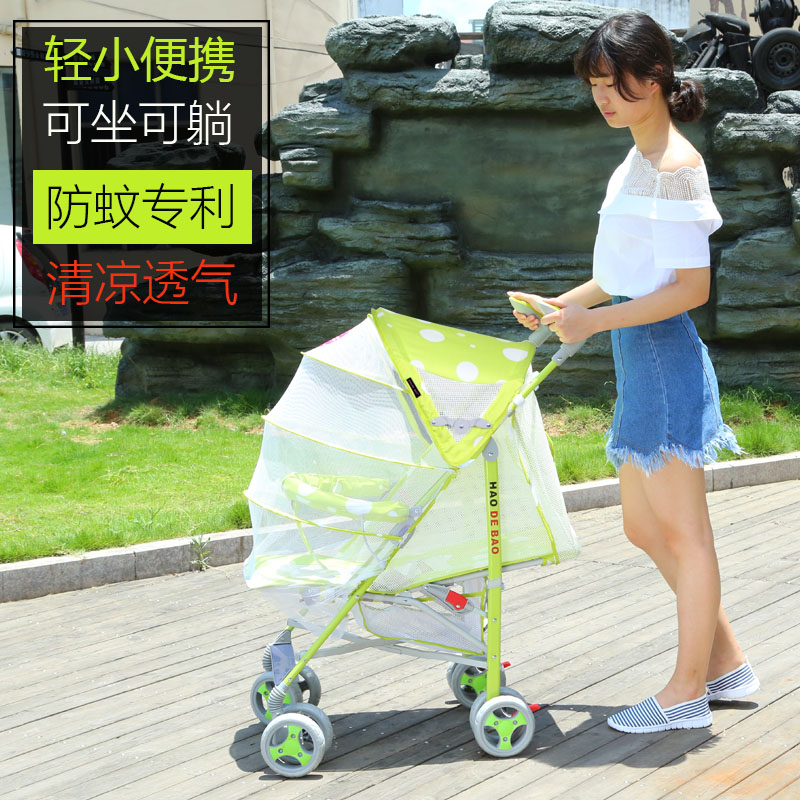 Baby carts can be easily folded by baby umbrella cart in the summer of 0 to 3 years old