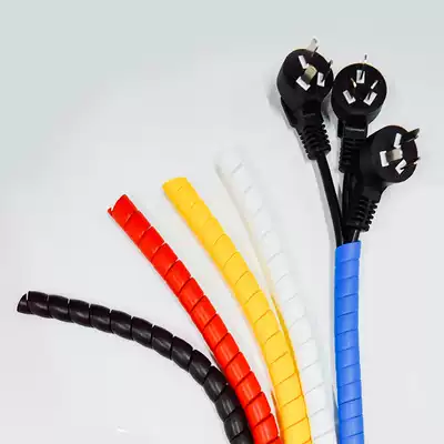 Spiral protective sleeve organizer winding pipe blue clad wire sleeve plastic hose hydraulic oil pipe protective pipe
