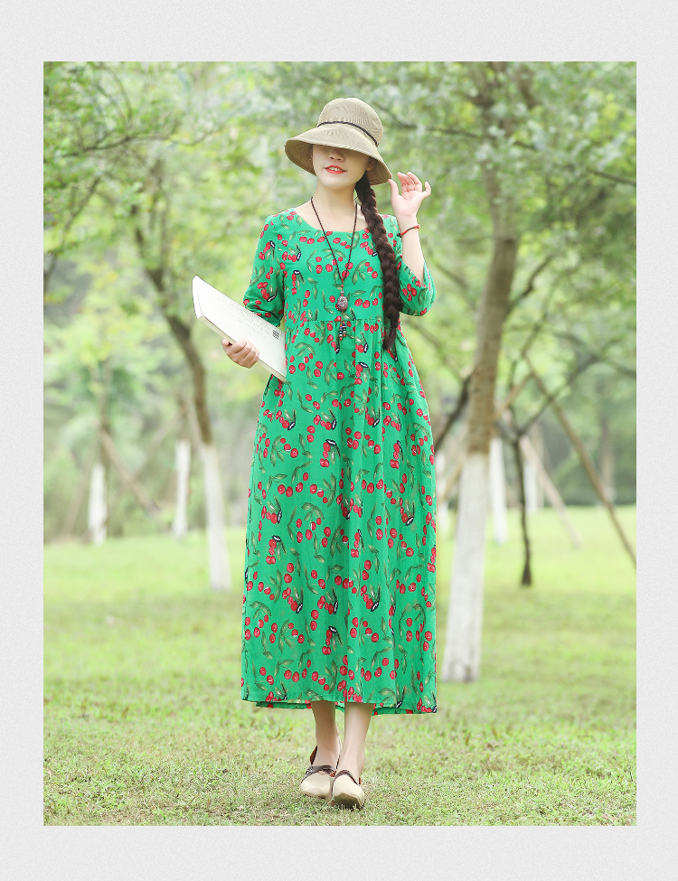 Robe femme en Coton et lin - Ref 3328623 Image 99