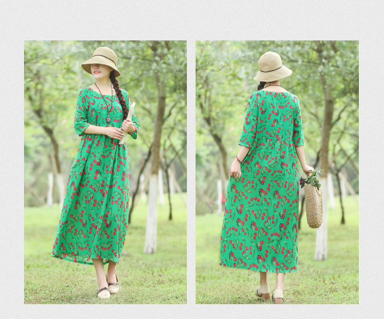 Robe femme en Coton et lin - Ref 3328623 Image 97
