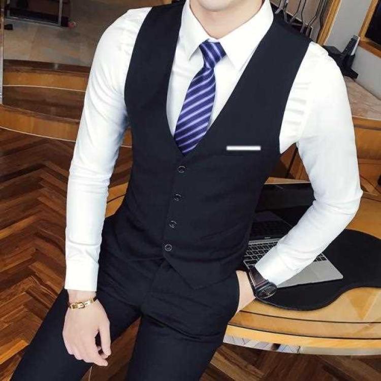 Quần áo nam đẹp nhất phù hợp với vest vest ba mảnh phiên bản Hàn Quốc của nhóm phù rể tự tu quần áo nam
