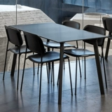 Сортировать датское сеноелочное обеденное кресло современное простые и модные стальные ноги -рулевой стул может сложить Soft Edge 40