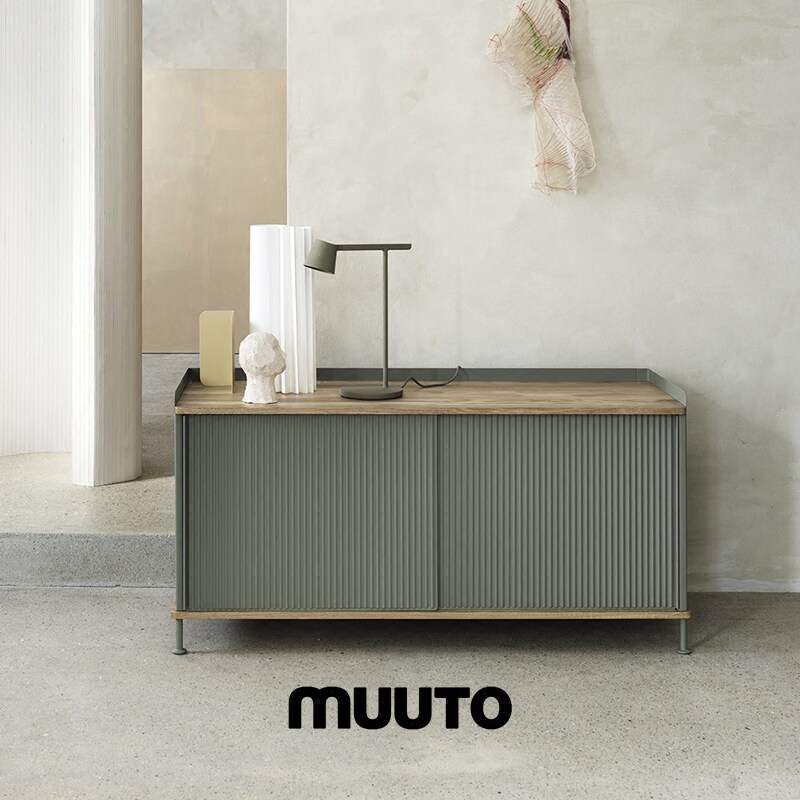 sort Danish MUUTO dining cabinet ENFOLD SIDEBOARD Nordic modern simple dining cabinet Storage cabinet